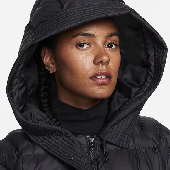 Nike NSW Swoosh Puffer PrimaLoft Therma-Fit Oversized Jacket FB8729 010 Size XL - Picture 3 of 6